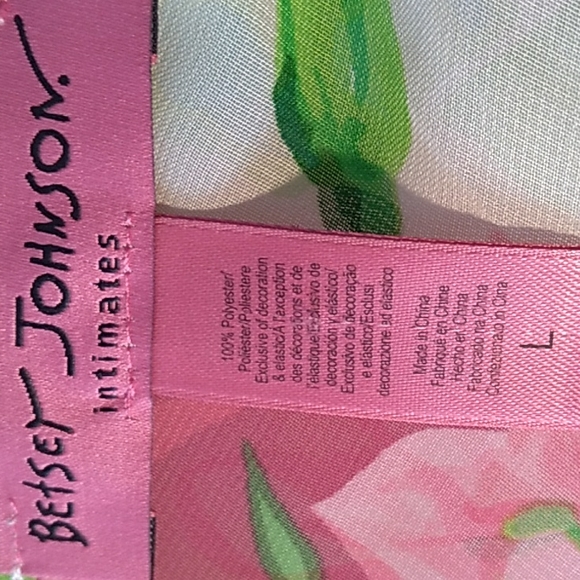 Pretty Floral Chemise Nightie Lingerie V Back, Ruffle Hem. SEXY! - Picture 11 of 13